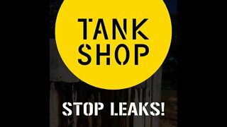 leaking concrete water tank repair process - this video shows how to repair leaking tanks.