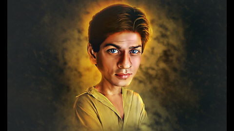 Caricature art of Shahrukh khan