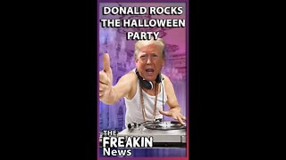 DJ DONALD: Reports State Former President Trump DJ’d Halloween Party At Mar-a-Lago #shorts