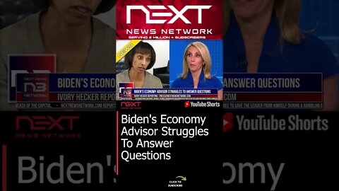 Biden's Economy Advisor Struggles To Answer Questions #shorts