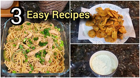 3 Quick And Easy Recipes