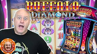 Big Buffalo Diamond Bonus Win! 🐂 Even Max Bet Pennies Payout!