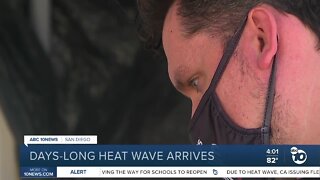 San Diegans coping with heat wave during pandemic