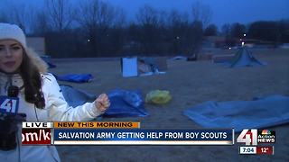 Boy Scouts raise awareness of homelessness