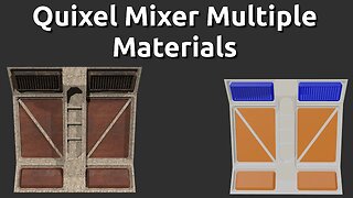Quixel Mixer Tutorial - Texture Sets Multiple Materials - 2022