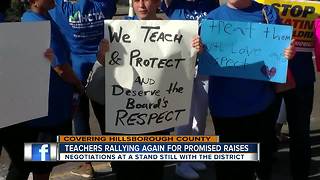 Teachers rallying again for promised raises in Hillsborough Co.