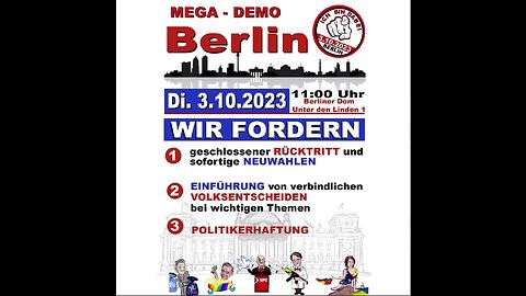 03.10.2023 - Demo zum Tag der Deutschen Einheit am Berliner Dom