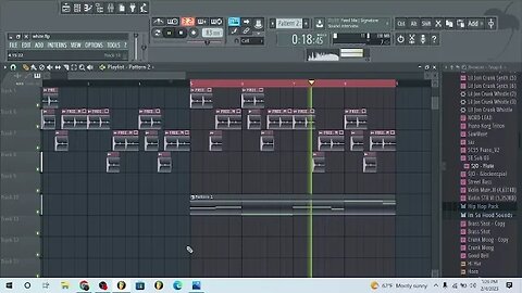 LIVE MAKING BEATS IN FL STUDIO 2/22/2023