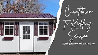 Getting a new Milking Parlor for the Goats | Three Little Goats Homestead Vlog