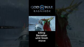 finish move on king berserker in god of war ragnarok #shorts