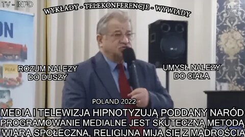 MEDIA I TELEWIZJA HIPNOTYZUJĄ PODDANY NARÓD , PROGRAMOWANIE MEDIALNE JEST SKUTECZNĄ METODĄ / TV INFO