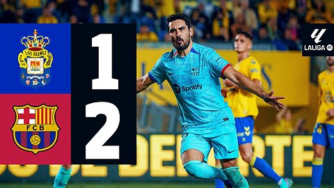 LAS PALMAS 1 vs 2 FC BARCELONA | HIGHLIGHTS 2024