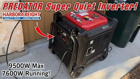 Predator 9500W Peak Inverter Powers On The Whole House!