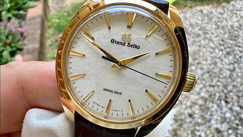 Grand Seiko SBGY002 18k GOLD Durable Dress Watch in 4k UHD