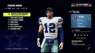 SUPERBOWL - ROGER STARBUCK - COWBOYS FRANCHISE - MADDEN NFL 23