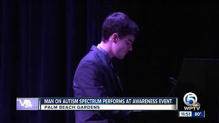 Jazz pianist on autism spectrum performs in Palm Beach Gardens