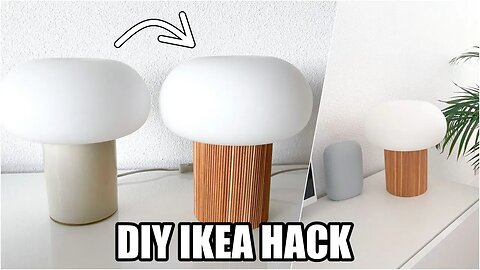DIY IKEA HACK - Cute Lamp Make Over Idea
