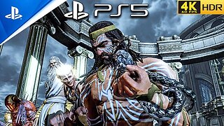 (PS5) GOD OF WAR - Gods Vs TITANS & Kratos Mount Olympus | ULTRA Graphics Gameplay [4K 60FPS HDR]