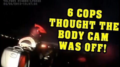 (Watch) Cops Didn't Know The Body Cam Recorded Everything