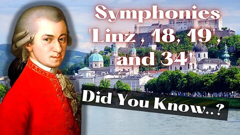 The GREATS of Mozart Symphonies - No.18, No.19, No.34 and 'Linz'.