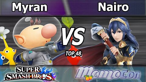 FS|Myran (Olimar) vs. NRG|Nairo (Lucina & Zero Suit) - Wii U Top 48 - Momocon 2017