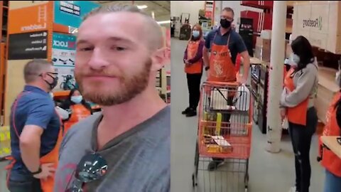 Home Depot Turns Off Self Checkout To Prevent Maskless Man From Shopping