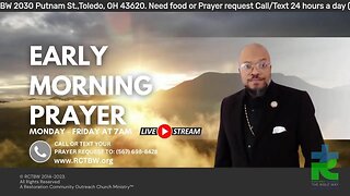 Early Morning Prayer 7AM EST M-F 081623