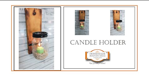 Diy Safety Candle Holder / Creative Home Decor