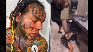 Tekashi 6ix9ine Gets Jumped & Hospitalized (Full Footage)