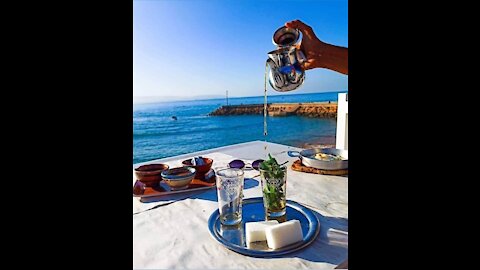 Moroccan Ment Tea On The Beach Of Taghazout