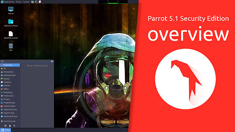Parrot 5.1 Security Edition overview | designed for Penetration Testing and Red Team operations.