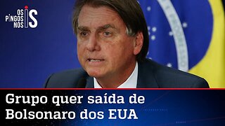 Deputados dos EUA pedem a revogação do visto de Bolsonaro