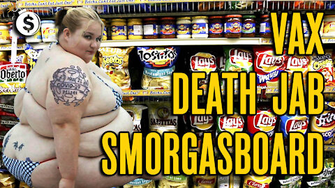 Morbidly Obese People Concerned With Health Line Up For Vax Death Jab Smorgasbord