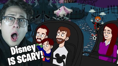 Reacting To 2 Disneyland Horror Stories Animated DONT VIST DISNEY 😨