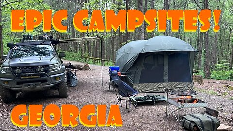 Overlanding North Georgia Forest Roads | 2 Epic Camps and Off-Roading Flatlands Road FAIL