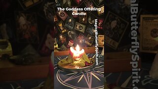 Goddess Offering Candle #candlemagic #candlemaking #goddess