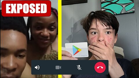 Tricking SCAMMERS To Video Call Me (Full Faces Exposed)