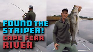 WINTER FISHIN' STRIPER! | CAPE FEAR RIVER - North Carolina | Ep. 09