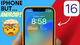 iOS 16 Turns iPhone Into Android 😅 - Walkthrough