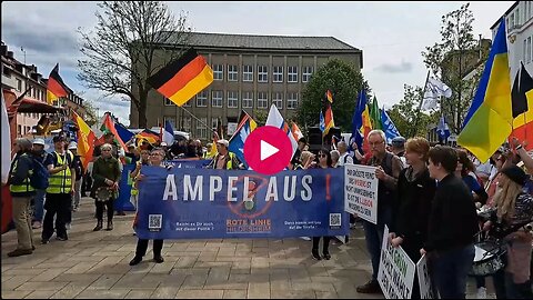 27.04.2024 Demo am Angoulemeplatz in Hildesheim - Niedersachsen
