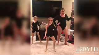 Dad Sends Internet Into A Fit Of Laughter When He Joins Daughter’s Dance Routine