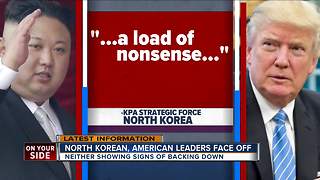 North Korean, American leaders face off