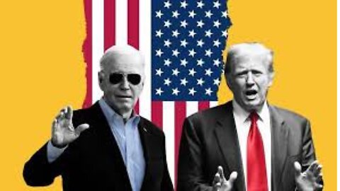 Official account Biden and Trump in the First 2024 Presidential Debate