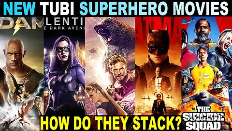 NEW Tubi DC Superhero Movies Just Dropped PLUS More Comic Book Adaptations