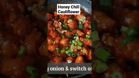 Honey Chilli Cauliflower #shorts #cauliflower #chinesefood
