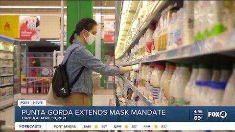 Punta Gorda extends mask mandate