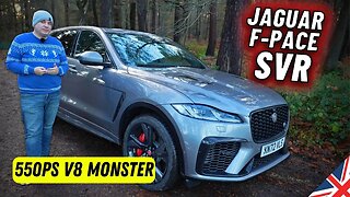 2022 JAGUAR F-PACE SVR Review | 550PS V8 Powered SUV