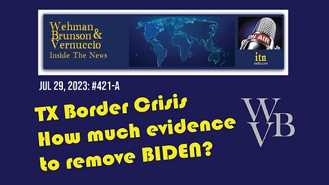 TX Border Lawsuit & How much will it take for DEMS to drop Biden?