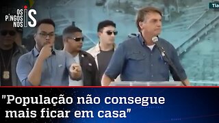 Bolsonaro critica políticos que "fecham tudo"