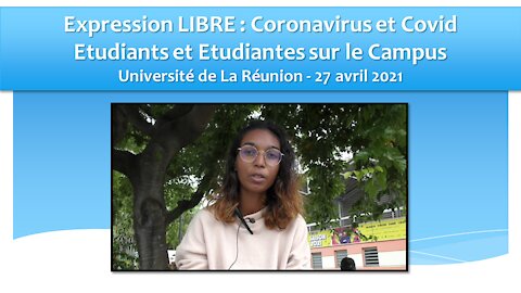 Expressions libres des Etudiants sur le Covid Université de La Réunion 04